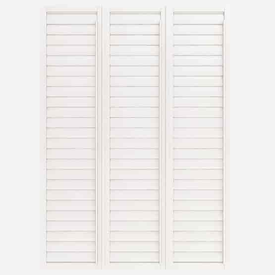 Perfect Fit Shutter Serranda Cotton White