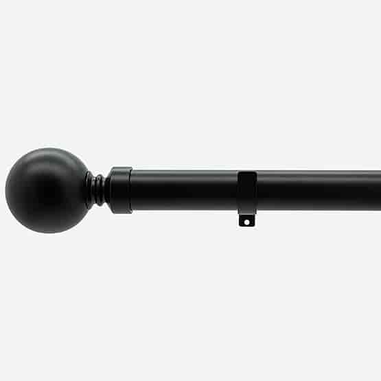 28mm Allure Classic Matt Black Ball Eyelet