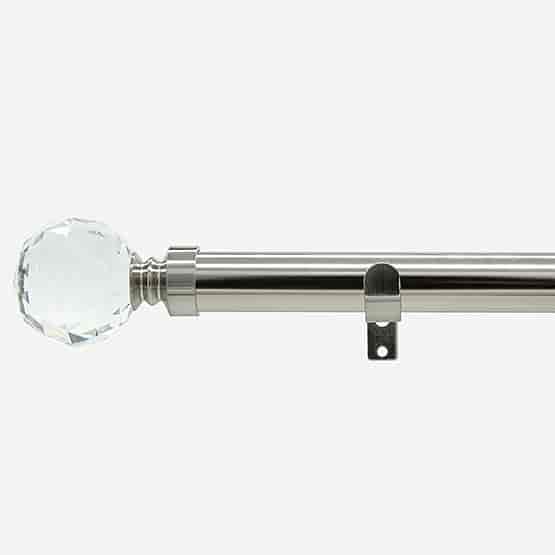 28mm Allure Classic Stainless Steel Effect Crystal Eyelet