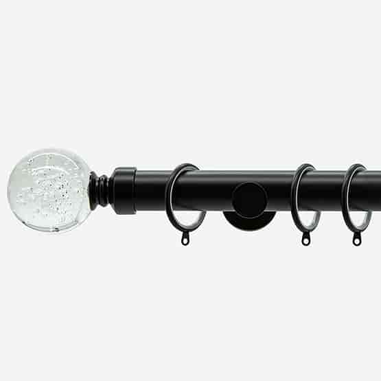 28mm Allure Signature Matt Black Glass Bubbles