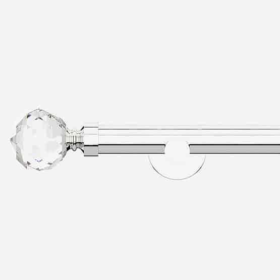 28mm Allure Signature Polished Chrome Crystal Eyelet