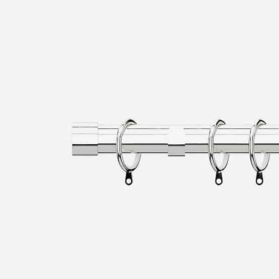 35mm Allure Classic Polished Chrome End Cap Finial
