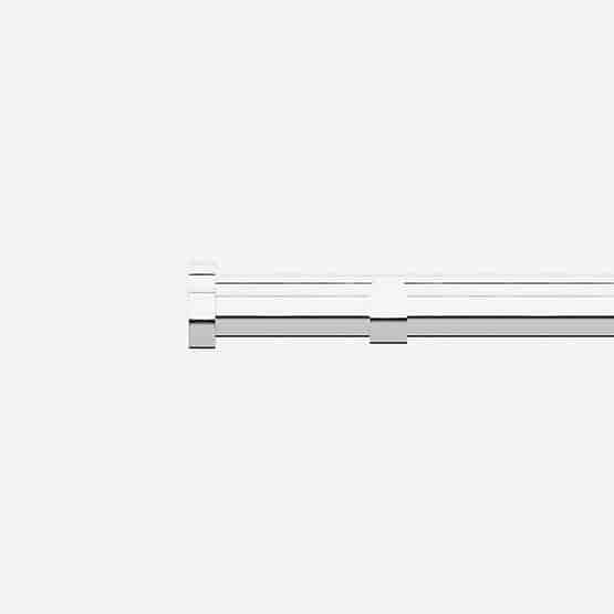 35mm Classic Polished Chrome Stud Eyelet Curtain Pole