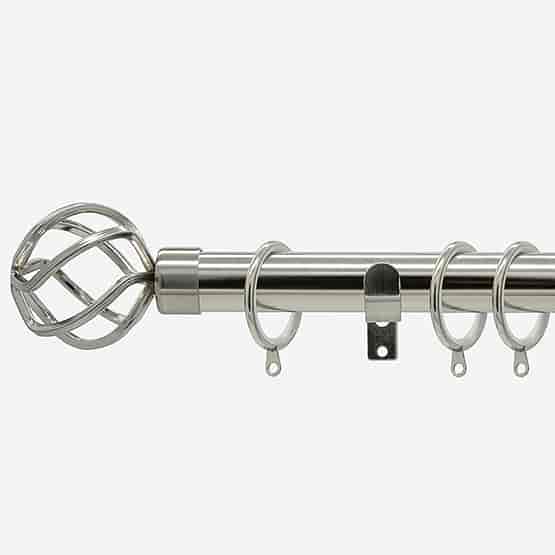 35mm Allure Classic Stainless Steel Cage Finial