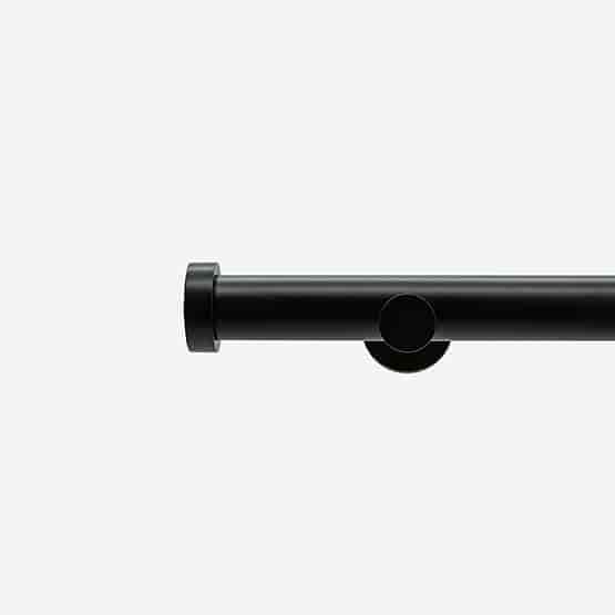 35mm Signature Matt Black Stud Eyelet Curtain Pole
