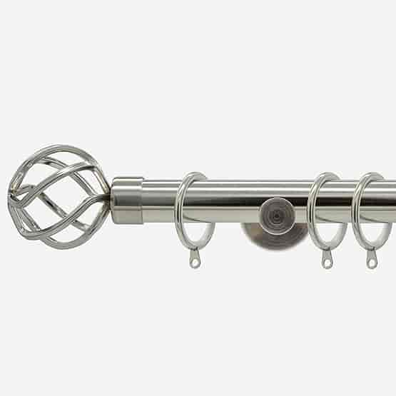 35mm Allure Signature Stainless Steel Cage Finial