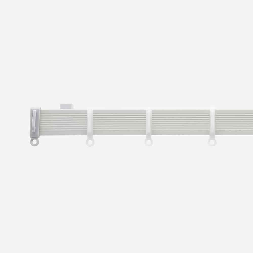 Pvc Track Rail Speedy Streamline Track White PVC Curtain Rail | Poles Direct