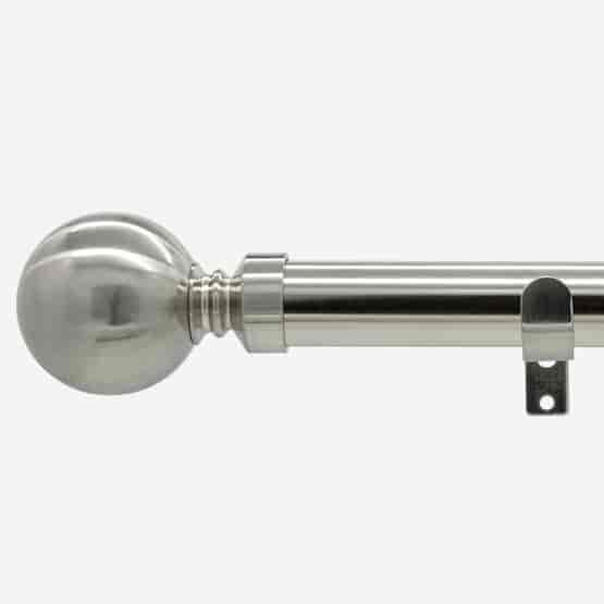 28mm Allure Classic Stainless Steel Effect Ball Eyelet Bay Window