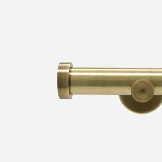 28mm Signature Antique Brass Stud Eyelet Curtain Pole