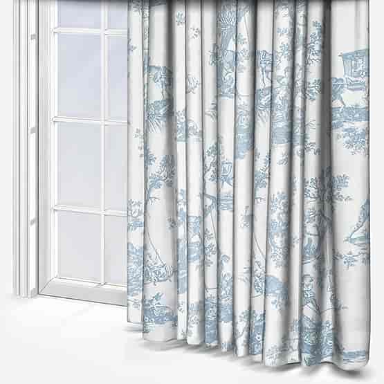 Camengo Cadence Tissu Bleu Porcelaine