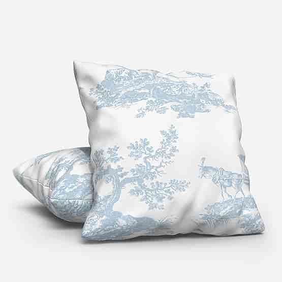 Camengo Cadence Tissu Bleu Porcelaine