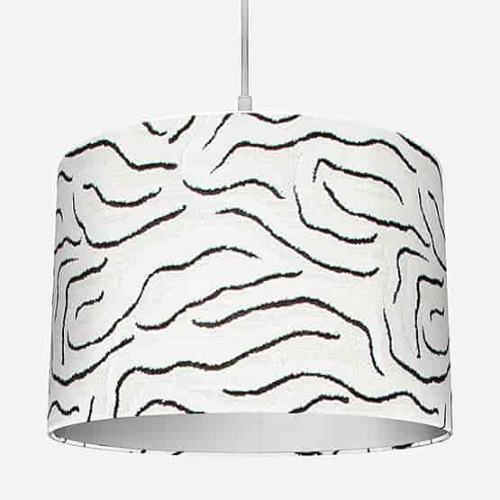 Camengo Ophea Velvet Black and White