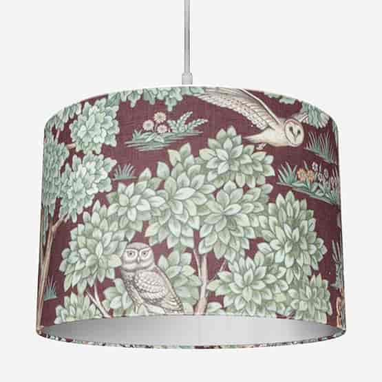 Woodland Retreat Velvet Bordeaux