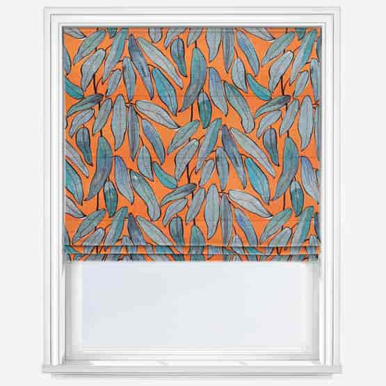 Edinburgh Weavers Tropical Leaf Tangerine