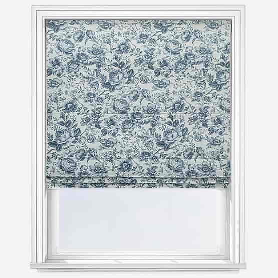 Camengo Celestine Tissu Bleu Encre