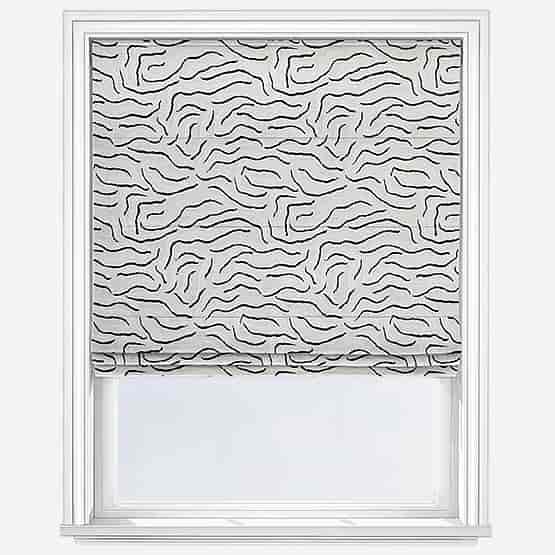 Camengo Ophea Velvet Black and White