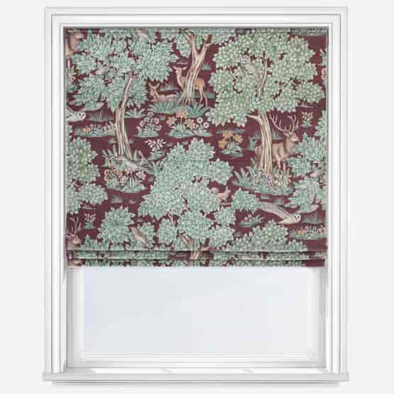 Woodland Retreat Velvet Bordeaux