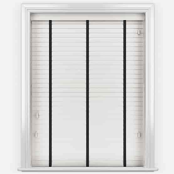 Hikari Bamboo Brushed Snow with Black Tapes