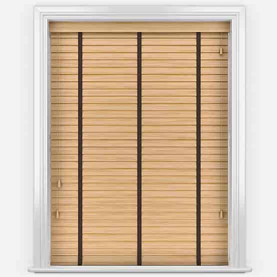 Hikari Bamboo Natural with Walnut Tapes
