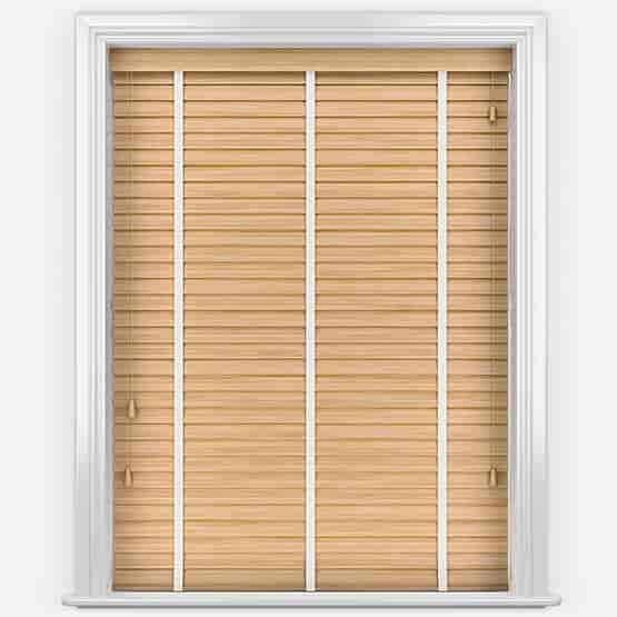 Hikari Bamboo Natural with White Tapes