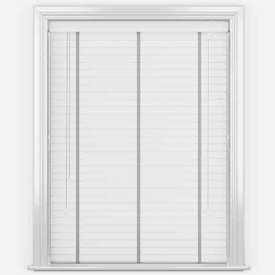 Dalby Pure White with Steel Tapes