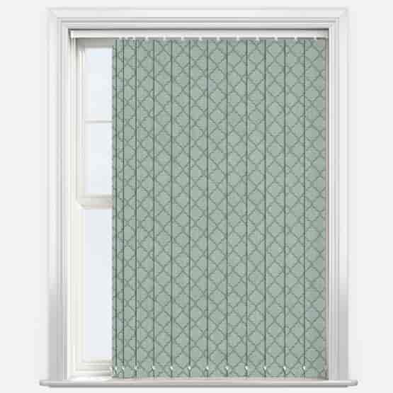 Sorrento Emerald Vertical Replacement Slat... Vertical Blinds Direct