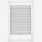 Louvolite Voile FR White 20mm Pleated