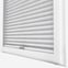 Louvolite Voile FR White 20mm Pleated