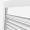 Louvolite Voile FR White 20mm Pleated