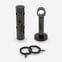 19mm Integration Black Nickel Oriel Curtain Pole