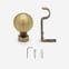 28mm Allure Classic Antique Brass Ball Eyelet Bay Window