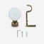 28mm Allure Classic Antique Brass Glass Bubbles Eyelet