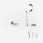 28mm Classic Polished Chrome Stud Eyelet Curtain Pole