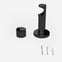 28mm Allure Signature Black Nickel End Cap Eyelet