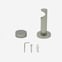 28mm Signature Brushed Steel Stud Eyelet Curtain Pole