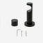 28mm Allure Signature Matt Black End Cap Eyelet