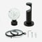 28mm Allure Signature Matt Black Glass Bubbles