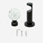 28mm Allure Signature Matt Black Glass Bubbles Eyelet