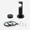 28mm Signature Matt Black Stud Curtain Pole