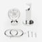 28mm Allure Signature Polished Chrome Glass Bubbles