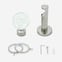 28mm Allure Signature Stainless Steel Glass Bubbles