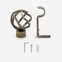 35mm Allure Classic Antique Brass Cage Finial Eyelet