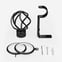 35mm Allure Classic Black Nickel Cage Finial