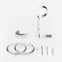 35mm Classic Chrome Stud Curtain Pole