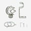 35mm Allure Classic Stainless Steel Cage Finial
