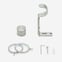 35mm Allure Classic Stainless Steel End Cap Finial