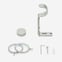 35mm Classic Stainless Steel Stud Curtain Pole
