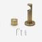 35mm Allure Signature Antique Brass End Cap Finial Eyelet