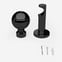 35mm Allure Signature Black Nickel Ribbed Ball Finial Eyelet