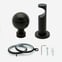 35mm Allure Signature Matt Black Ribbed Ball Finial